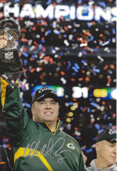 Mike McCarthy signed 8x10 Packers