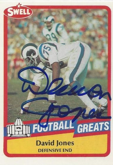 David Jones signed Trading Card
